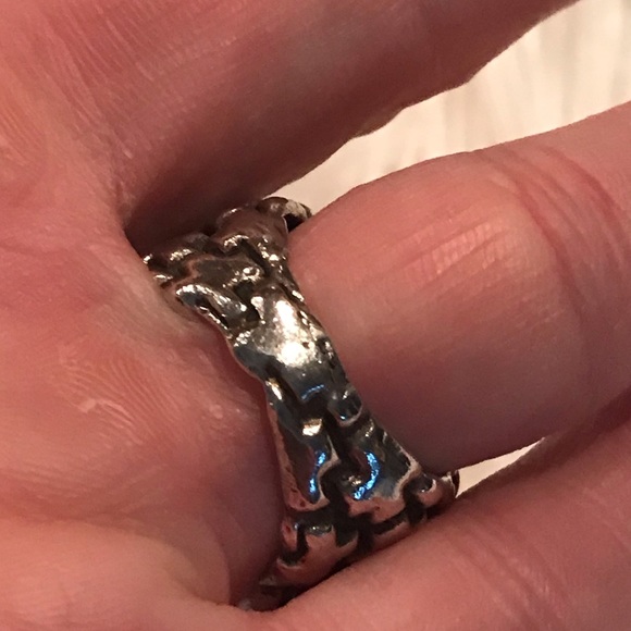 Vintage Diane Malouf Cross Ring - Picture 3 of 5